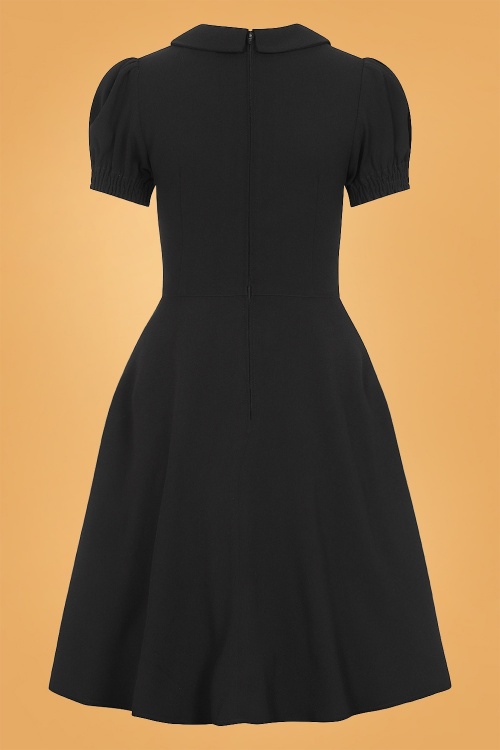 Bunny - 50s Catherine Mid Dress in Black 5