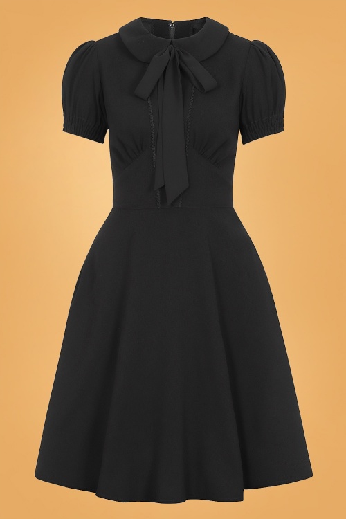 Bunny - Catherine midi jurk in zwart 2