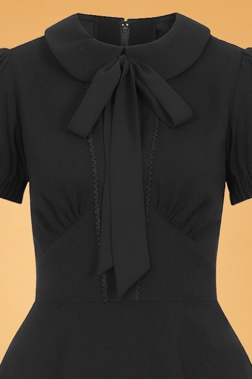Bunny - 50s Catherine Mid Dress in Black 3