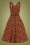 Bunny 39312 Tawny Pinafore Dress Tartan Orange20210816 022LW