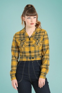 Bunny - 50s Wither Jacket in Mustard