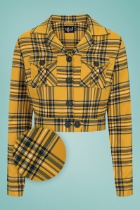 Bunny - 50s Wither Jacket in Mustard 2