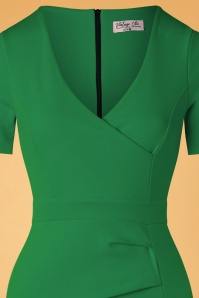 Vintage Chic for Topvintage - 50s Viva Pencil Dress in Grass Green 2