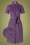 60er Meadow A-Linien Kleid in Violett