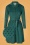 TopVintage exclusive ~ 60er Emilia Pin Dot Kleid in Teal