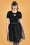 50s Amandine Swing Skirt in Black