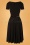 Vintage Chic 39405 Swing Dress Bow Black 210824 011W