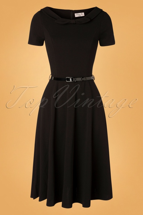 Vintage Chic for Topvintage - 50s Davina Swing Dress in Black