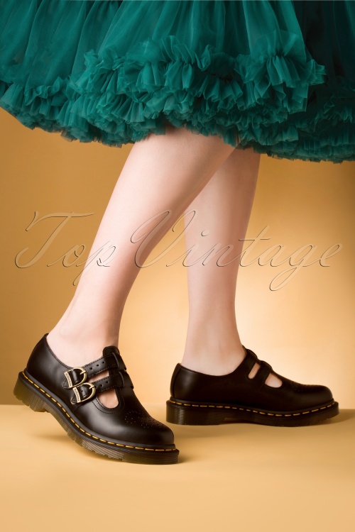 Dr. Martens - 8065 Smooth Mary Jane schoenen in zwart 2