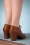 Miz Mooz - Fly Shoe Booties Années 40 en Cognac 6