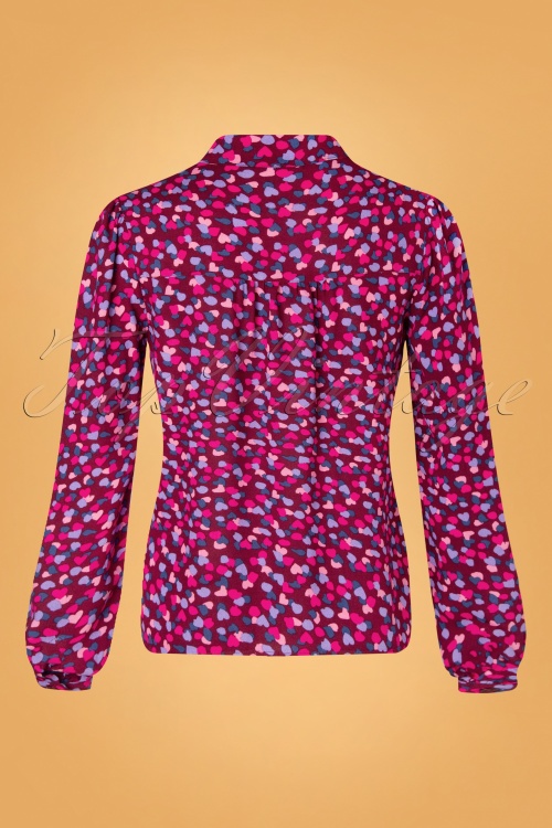 Sugarhill Brighton - Queenie blouse in bordeaux 4