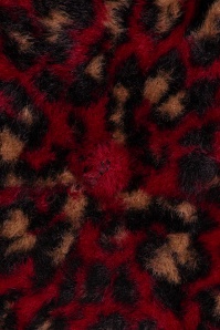 Amici - Verity luipaard baret in rood 3