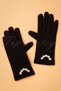 Amici - 50s Ivanna Gloves in Black