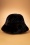 60s Francesca Bucket Hat in Zwart