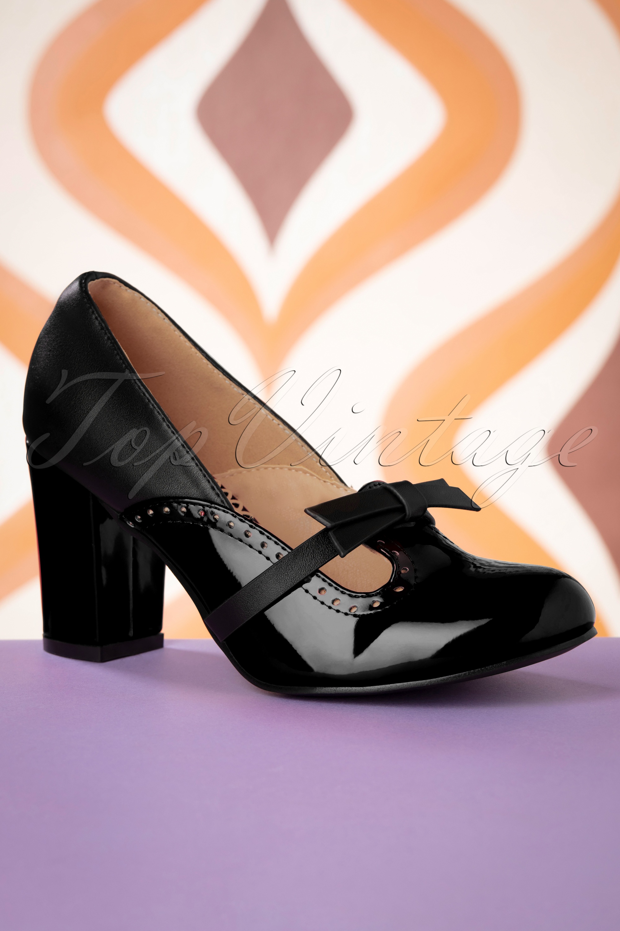 Banned Retro - My Sharona pumps in zwart 2