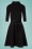 60s Spy A Line Dress en negro
