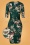 Vintage Chic 39605 Pencildress green flowers 210902 003Z