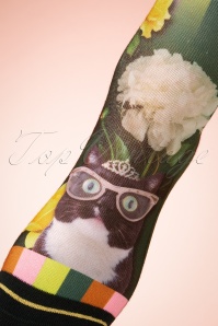 XPOOOS - Happy Cat korte sokken