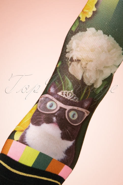XPOOOS - Happy Cat korte sokken