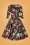 Timeless 39075 Dress Green red white flowers 07092021 002W