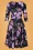 Hearts And Roses 39458 Swingdress Black Violet 210908 010W