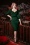 50s Vivienne Pencil Dress in Hunter Green