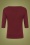 Collectif 39684 Chrissie Plain Knitted Top Burgundy20210914 021LW