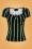 Collectif 39700 Mimi Witch Stripes Top Black20210914 020LW