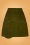 70s London Corduroy Skirt in Olive Green