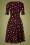 Unique vintage 38721 dress darkpurple fallprint 210913 010W