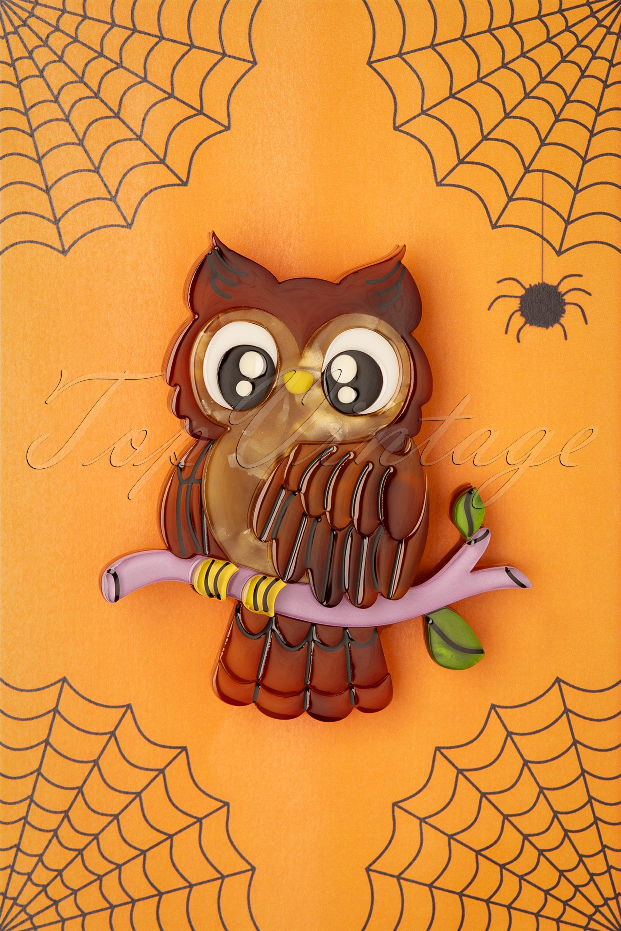 Erstwilder Owl Eyes on You Brosche Einkaufen bei Topvintage