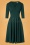 Vintage Chic 39400 Maddison Swing Dress Forest Green 20210707 002W