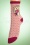 60er Western Hedgehog Socken in Bonbon Pink 