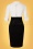 Glamour Bunny Business 38634 Pencildress Black White Dianne 20210907 007W