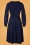Vintage chic 39424 Dress Navy blue 210922 003W