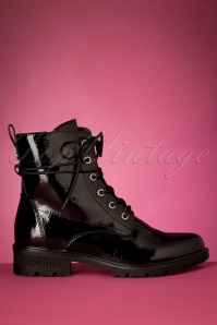 Tamaris - 60s Gaby Patent Ankle Boots in Black 2