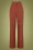60s A Woman's Way Pantalon in Roest Bruin