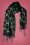 Silvana Scarf in Black and Green