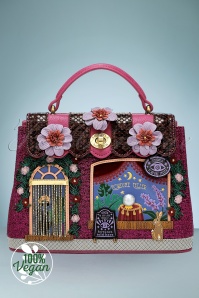 Vendula - 50s Fortune Teller Mini Grace Bag in Pink