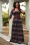 Miss Candyfloss 39395 Amy Lou Tartan Jumpsuit Wine Red 211004 020LW