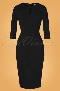 Vintage Chic for Topvintage - 50s Nena Pencil Dress in Black