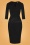 50s Nena Pencil Dress in Black