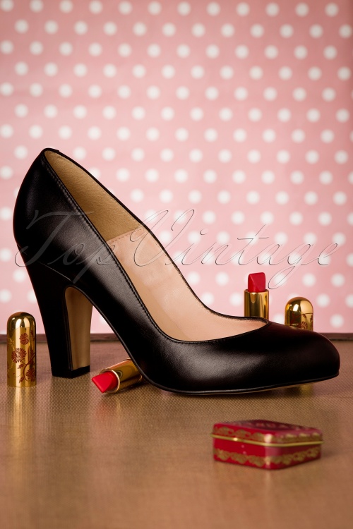 Topvintage Boutique Collection 50s Jeane Classy Pumps in Black