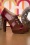 Topvintage Boutique 39645 Brown Red 20s Pumps Heels Shoes 09142021 000010