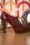 Topvintage Boutique 39645 Brown Red 20s Pumps Heels Shoes 09142021 000007