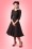Stop Staring! - 50s First Lady swing dress black  3