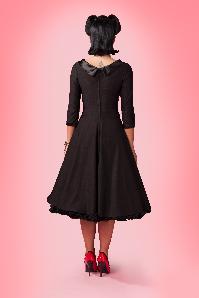 Stop Staring! - 50s First Lady swing dress black  4