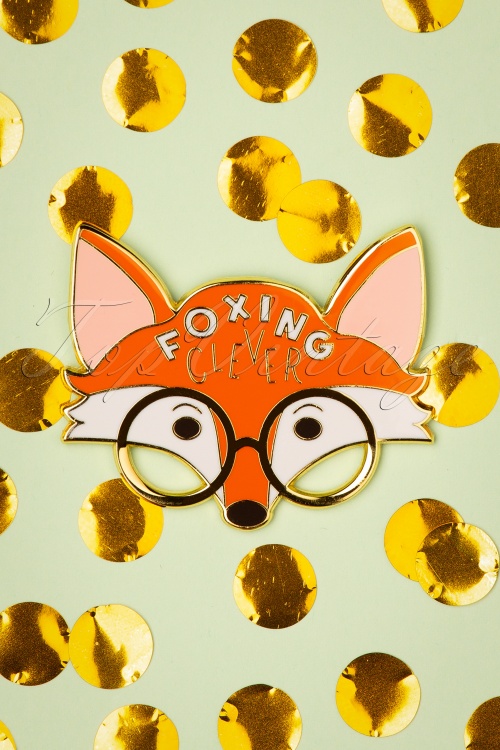 Erstwilder - Foxing Clever emaille pin