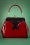 Marilyn Handbag Années 50 en Rouge et Noir