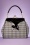 Banned 38932 Bag Handbag Black White Marilyn Houndstooth 06282021 000003 W